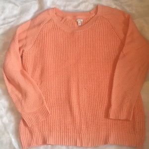 Coral sweater
